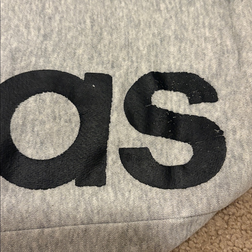 Adidas Kids Light Gray Joggers - Picture 4 of 6